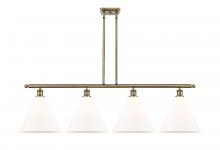  516-4I-AB-GBC-121 - Berkshire - 4 Light - 50 inch - Antique Brass - Cord hung - Island Light