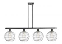  516-4I-OB-G1213-10 - Athens Deco Swirl - 4 Light - 48 inch - Oil Rubbed Bronze - Cord hung - Island Light