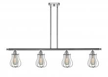  516-4I-PC-CE513 - Muselet - 4 Light - 48 inch - Polished Chrome - Cord hung - Island Light