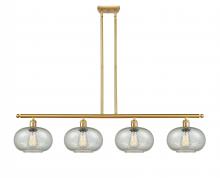  516-4I-SG-G249 - Gorham - 4 Light - 48 inch - Satin Gold - Cord hung - Island Light