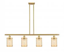  516-4I-SG-M18-SG - Nestbrook - 4 Light - 48 inch - Satin Gold - Multi Pendant