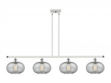  516-4I-WPC-G247 - Gorham - 4 Light - 48 inch - White Polished Chrome - Cord hung - Island Light