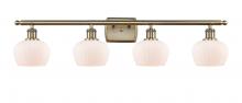  516-4W-AB-G91 - Fenton - 4 Light - 37 inch - Antique Brass - Bath Vanity Light