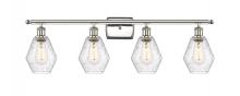  516-4W-PN-G654-6-LED - Cindyrella - 4 Light - 36 inch - Polished Nickel - Bath Vanity Light