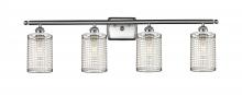  516-4W-SN-M18-SN - Nestbrook - 4 Light - 35 inch - Satin Nickel - Bath Vanity Light