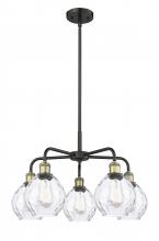  516-5CR-BAB-G362 - Waverly - 5 Light - 24 inch - Black Antique Brass - Chandelier