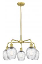  516-5CR-SG-G292 - Salina - 5 Light - 24 inch - Satin Gold - Chandelier