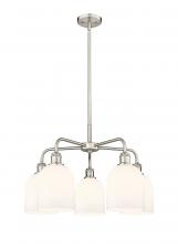  516-5CR-SN-G558-6GWH - Bella - 5 Light - 24 inch - Satin Nickel - Chandelier