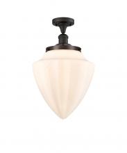  517-1CH-OB-G661-12 - Bullet - 1 Light - 12 inch - Oil Rubbed Bronze - Semi-Flush Mount