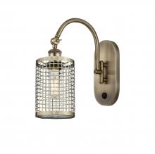  518-1W-AB-M18-AB - Nestbrook - 1 Light - 5 inch - Antique Brass - Sconce