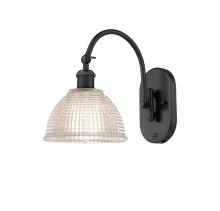  518-1W-BK-G422 - Arietta - 1 Light - 8 inch - Matte Black - Sconce