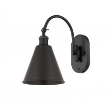  518-1W-BK-MBC-8-BK - Berkshire - 1 Light - 8 inch - Matte Black - Sconce