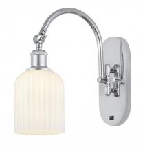 Innovations Lighting 518-1W-PC-G559-5GWH - Bridal Veil - 1 Light - 5 inch - Polished Chrome - Sconce