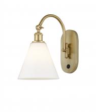  518-1W-SG-GBC-81 - Berkshire - 1 Light - 8 inch - Satin Gold - Sconce