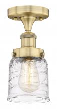 Innovations Lighting 616-1F-BB-G513 - Bell - 1 Light - 5 inch - Brushed Brass - Semi-Flush Mount