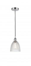  616-1P-PC-G382 - Castile - 1 Light - 6 inch - Polished Chrome - Cord hung - Mini Pendant