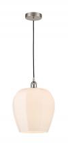  616-1P-SN-G461-12 - Norfolk - 1 Light - 12 inch - Brushed Satin Nickel - Cord hung - Mini Pendant