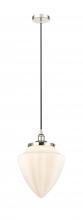  616-1PH-PN-G661-12 - Bullet - 1 Light - 12 inch - Polished Nickel - Mini Pendant