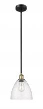  616-1S-BAB-GBD-94-LED - Bristol - 1 Light - 9 inch - Black Antique Brass - Cord hung - Mini Pendant