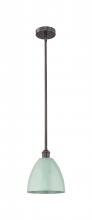  616-1S-OB-MBD-9-SF - Plymouth - 1 Light - 9 inch - Oil Rubbed Bronze - Cord hung - Mini Pendant