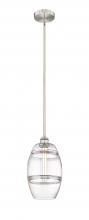  616-1S-SN-G557-8CL - Vaz - 1 Light - 8 inch - Brushed Satin Nickel - Cord hung - Mini Pendant