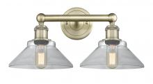  616-2W-AB-G132 - Orwell - 2 Light - 17 inch - Antique Brass - Bath Vanity Light