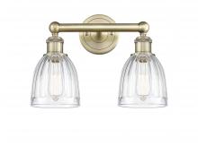  616-2W-AB-G442 - Brookfield - 2 Light - 15 inch - Antique Brass - Bath Vanity Light