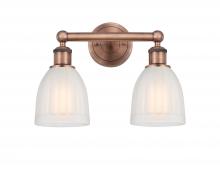  616-2W-AC-G441 - Brookfield - 2 Light - 15 inch - Antique Copper - Bath Vanity Light