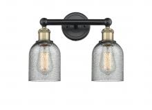  616-2W-BAB-G257 - Caledonia - 2 Light - 14 inch - Black Antique Brass - Bath Vanity Light