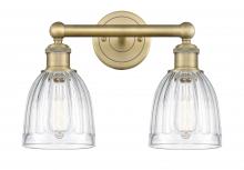  616-2W-BB-G442 - Brookfield - 2 Light - 15 inch - Brushed Brass - Bath Vanity Light