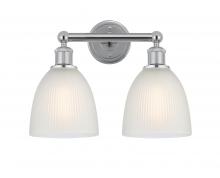  616-2W-PC-G381 - Castile - 2 Light - 15 inch - Polished Chrome - Bath Vanity Light