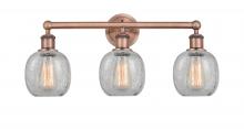  616-3W-AC-G105 - Belfast - 3 Light - 24 inch - Antique Copper - Bath Vanity Light