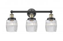  616-3W-BAB-G302 - Colton - 3 Light - 24 inch - Black Antique Brass - Bath Vanity Light