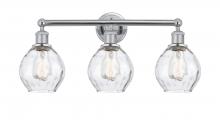  616-3W-PC-G362 - Waverly - 3 Light - 24 inch - Polished Chrome - Bath Vanity Light