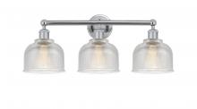  616-3W-PC-G412 - Dayton - 3 Light - 24 inch - Polished Chrome - Bath Vanity Light