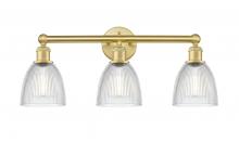  616-3W-SG-G382 - Castile - 3 Light - 24 inch - Satin Gold - Bath Vanity Light