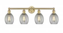  616-4W-BB-G82 - Eaton - 4 Light - 33 inch - Brushed Brass - Bath Vanity Light