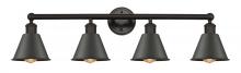  616-4W-OB-M8-OB - Smithfield - 4 Light - 34 inch - Oil Rubbed Bronze - Bath Vanity Light