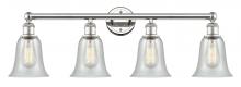  616-4W-PN-G2812 - Hanover - 4 Light - 33 inch - Polished Nickel - Bath Vanity Light