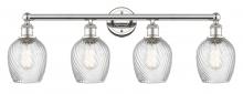  616-4W-PN-G292 - Salina - 4 Light - 33 inch - Polished Nickel - Bath Vanity Light