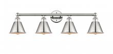  616-4W-PN-M8-PN - Smithfield - 4 Light - 34 inch - Polished Nickel - Bath Vanity Light