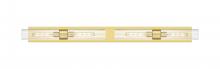  617L-4W-SG-G617-11CL - Boreas - 4 Light - 51 inch - Satin Gold - Bath Vanity Light