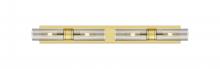  617S-4W-SG-G617-8SM - Boreas - 4 Light - 39 inch - Satin Gold - Bath Vanity Light