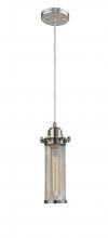  900-1P-SN-CE216-SN - Quincy Hall - 1 Light - 5 inch - Brushed Satin Nickel - Cord hung - Mini Pendant