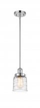  916-1S-PC-G513 - Bell - 1 Light - 5 inch - Polished Chrome - Mini Pendant