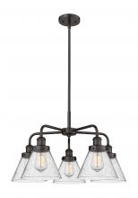  916-5CR-OB-G44 - Cone - 5 Light - 26 inch - Oil Rubbed Bronze - Chandelier