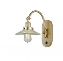  918-1W-SG-G2 - Halophane - 1 Light - 9 inch - Satin Gold - Sconce