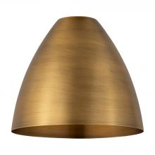  MBD-75-BB - Metal Bristol Light 7.5 inch Brushed Brass Metal Shade