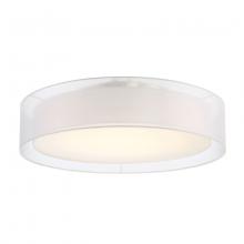  FM-16830-BN - Metropolis Flush Mount Light