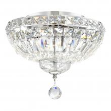  8003C12C - Stefania 3 Light Bowl Flush Mount With Chrome Finish